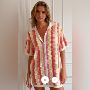 Sold Out YLLW The Label Felix Dress - Sorbet - Size S/M